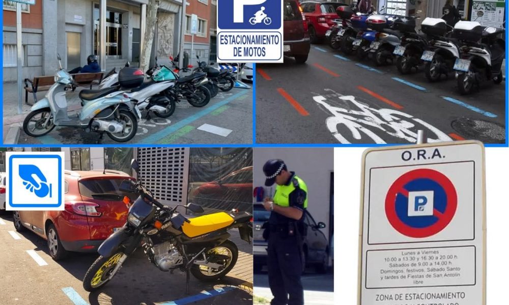 Can Motorcycles Park in Blue or Orange Zones in ALICANTE city
